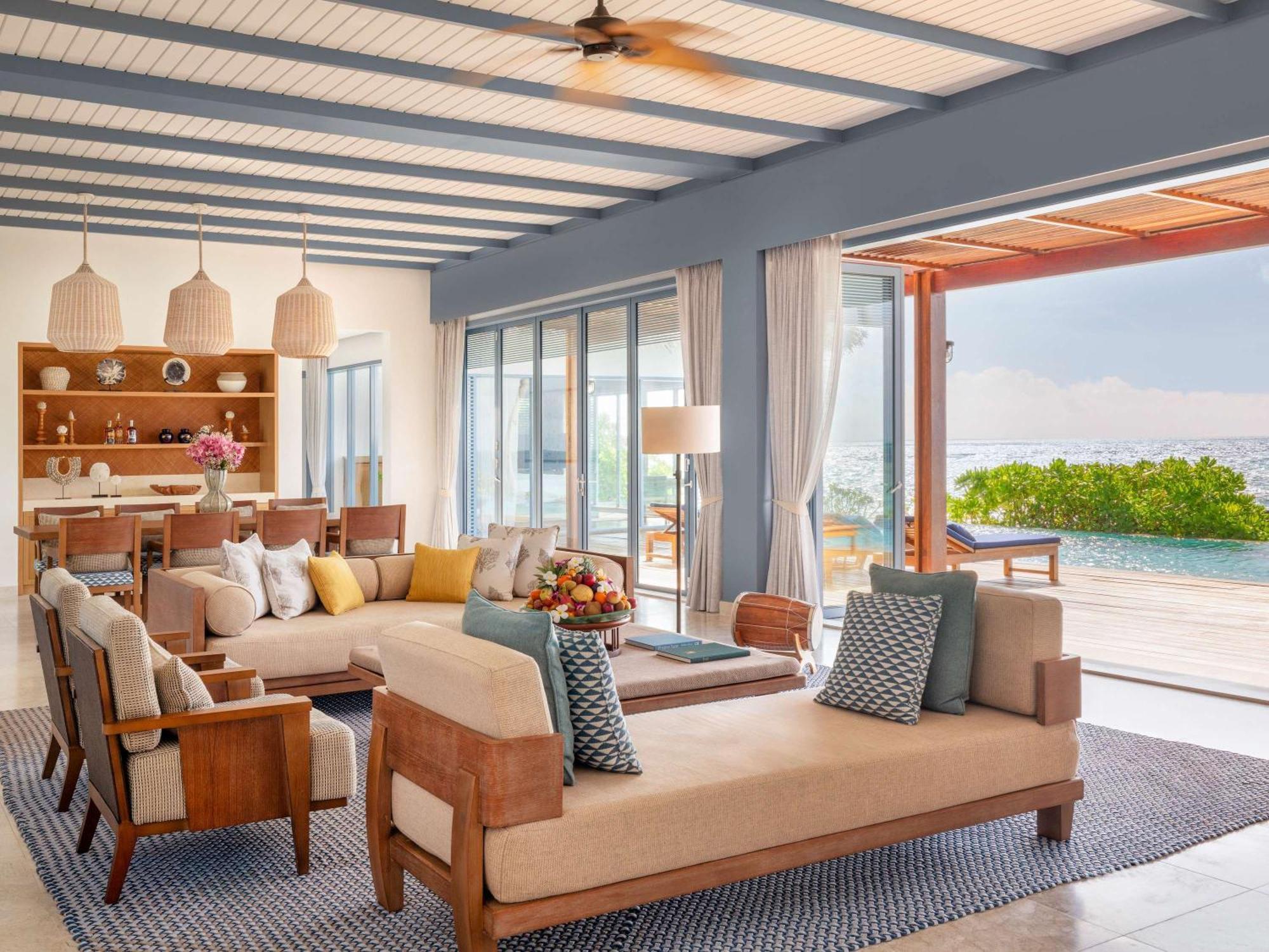 แรฟเฟิล มัลดีฟส์ เมราดู Hotel Meradhoo ภายนอก รูปภาพ